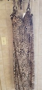 Leopard Print Maxi Dress